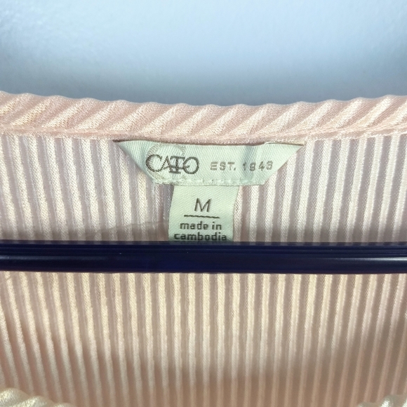 5/$30 NWOT Cato Pretty Pink Shift Blouse - Picture 3 of 6